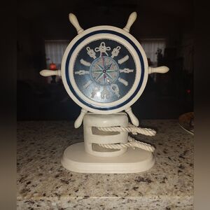 Nautical Ships Wheel Clock